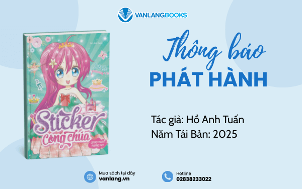 RA MẮT SÁCH: BỘ DÁN HÌNH STICKER CÔNG CHÚA - CÔNG CHÚA MỘNG MƠ