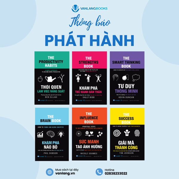 RA MẮT SÁCH: COMBO 6 CUỐN TƯ DUY TINH GỌN