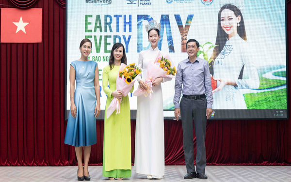 Hoa hậu Bảo Ngọc cùng Vanlangbooks khởi động chuỗi dự án “Earth Day Every Day”, lan tỏa lối sống xanh đến giới trẻ