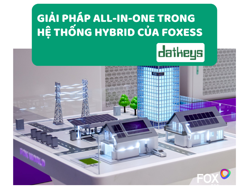GIẢI PHÁP ALL-IN-ONE TRONG HỆ THỐNG HYBRID CỦA FOXESS