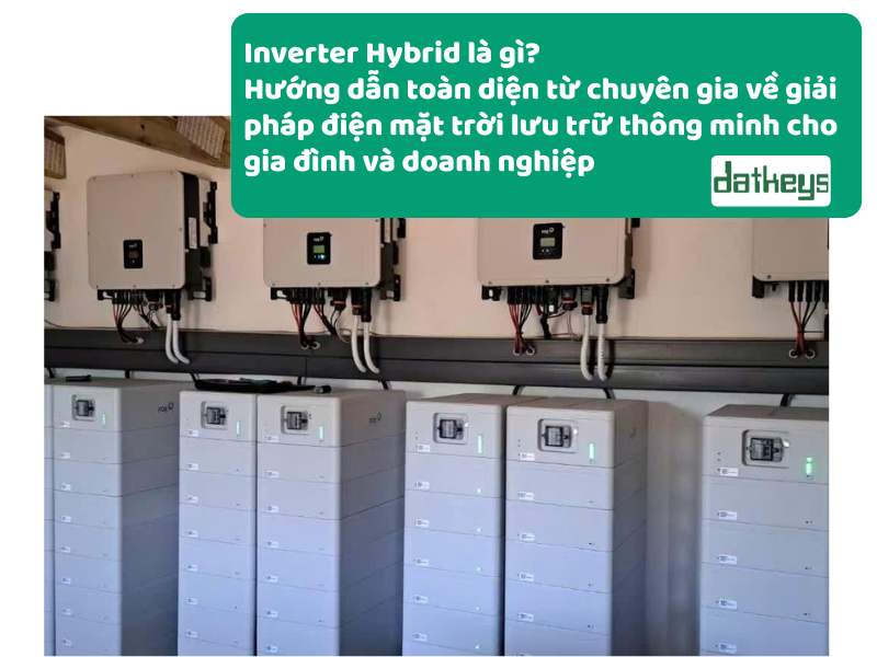 Inverter Hybrid là gì? Hướng dẫn toàn diện từ chuyên gia về giải pháp điện mặt trời lưu trữ thông minh cho gia đình và doanh nghiệp