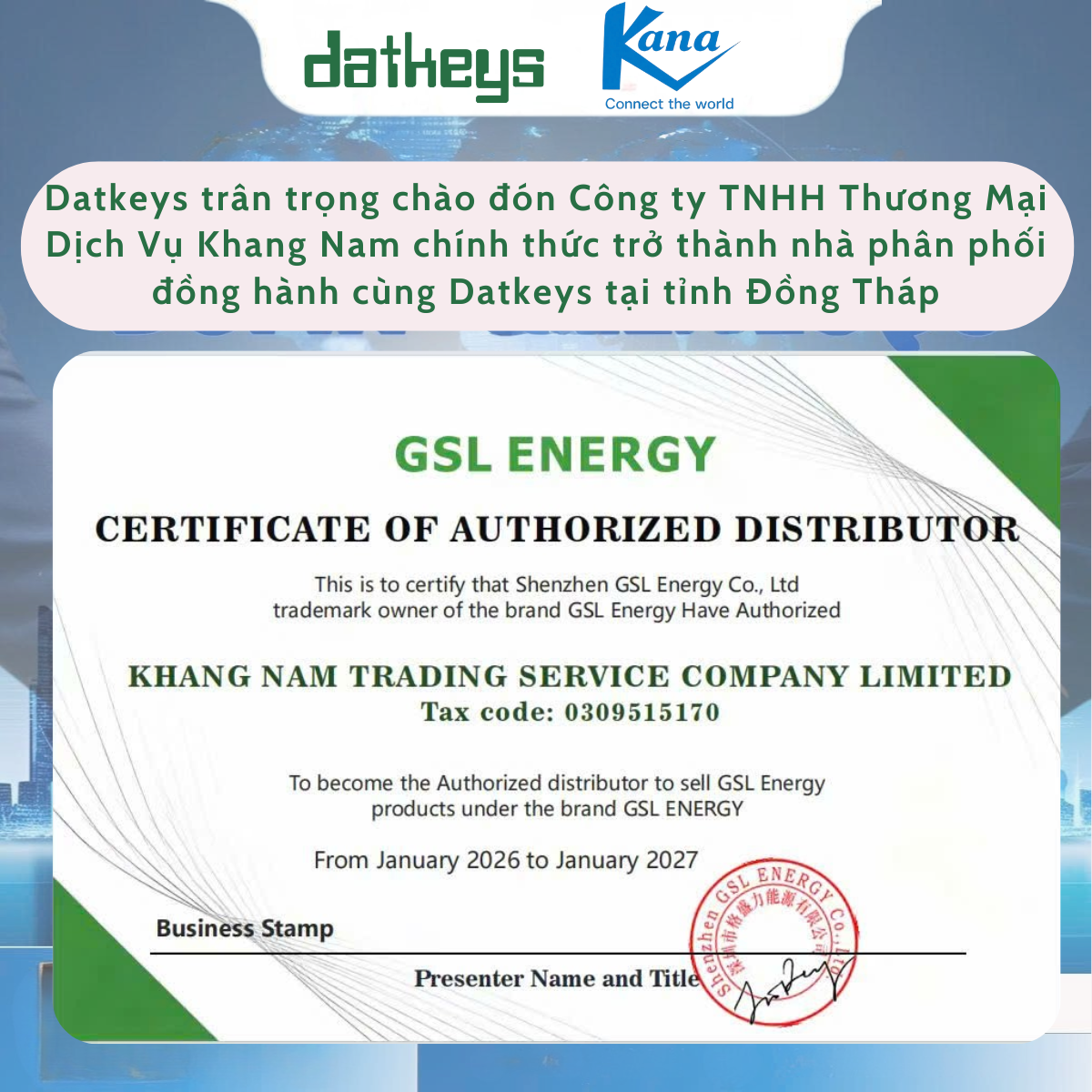 Datkeys & Khang Nam: Quan hệ đối tác chiến lược tại Đồng Tháp và khu vực Miền Tây