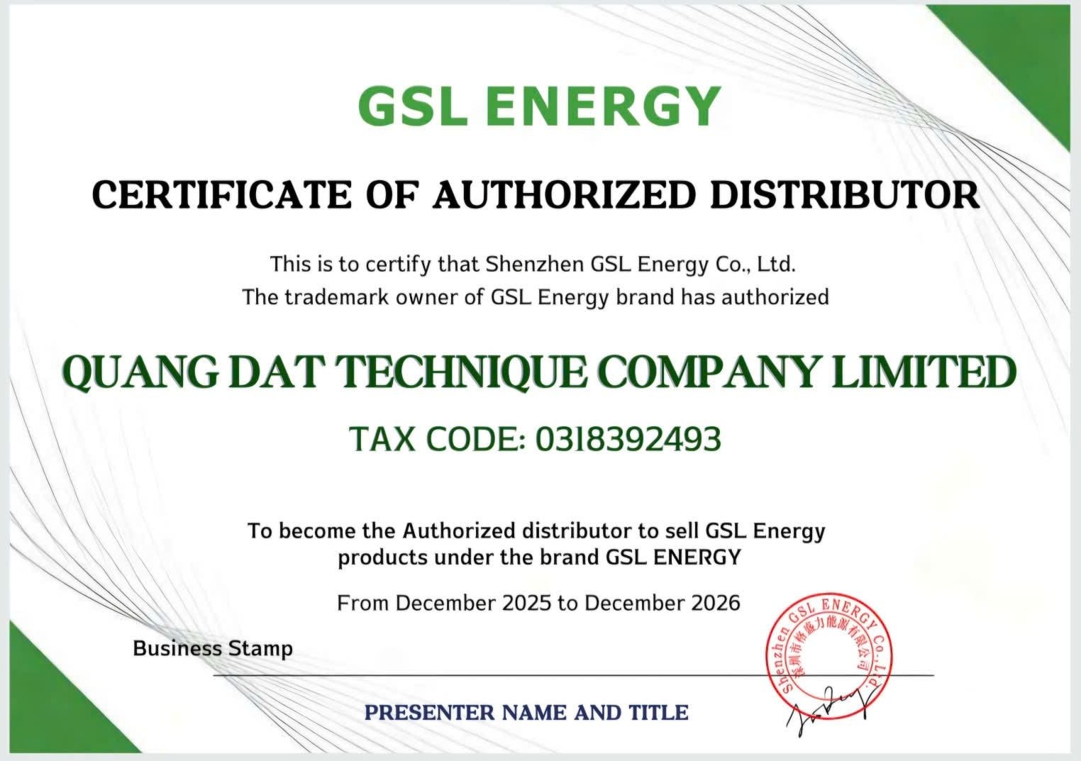 Quang Đạt - Đối tác phân phối chiến lược, mang giải pháp năng lượng Datkeys tới khách hàng Việt