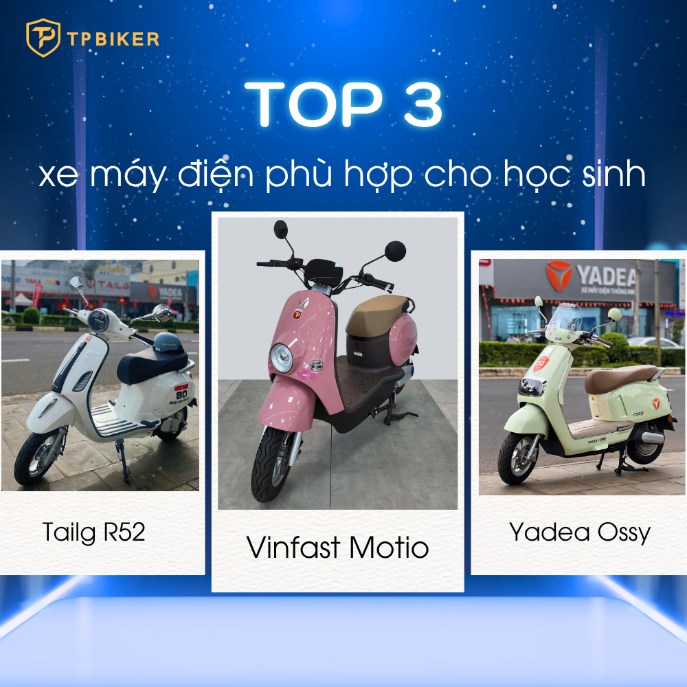 TOP 3 Xe Máy Điện Chính Hãng Giá Tốt Chỉ Từ 12 Triệu – Phù Hợp Cho Học Sinh, Sinh Viên