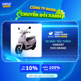 VinFast EVO Grand – Xe máy điện được yêu thích năm 2025 theo bình chọn người dùng