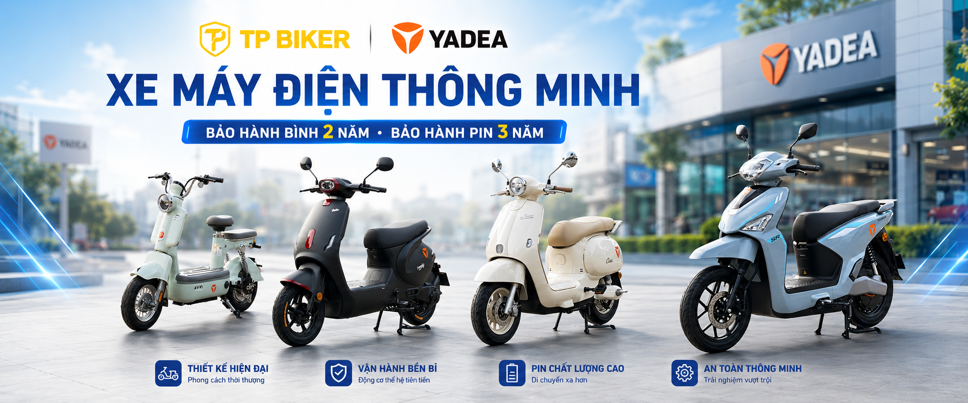 YADEA - XE MÁY ĐIỆN THÔNG MINH
