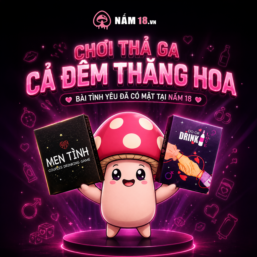 Chơi Thả Ga, Cả Đêm Thăng Hoa: Khám Phá 2 Bộ Board Game Cặp Đôi Cực Hot Tại Nấm 18