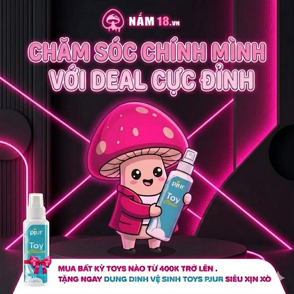 Chăm Sóc Chính Mình Với Deal Cực Đỉnh: Mua Toys Xịn – Tặng Ngay Nước Rửa pjur Toy Clean!
