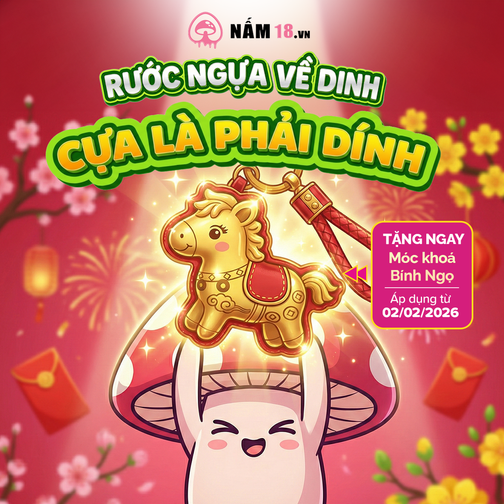 Khai Xuân Bính Ngọ 2026: Ghé Nấm 18 Rước Ngựa Vàng - 