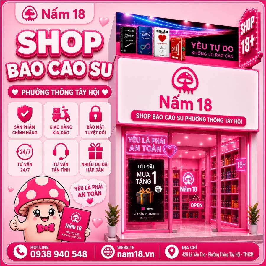 Shop Bao Cao Su Phường Thông Tây Hội Phong Cách Yêu Chuyên Nghiệp
