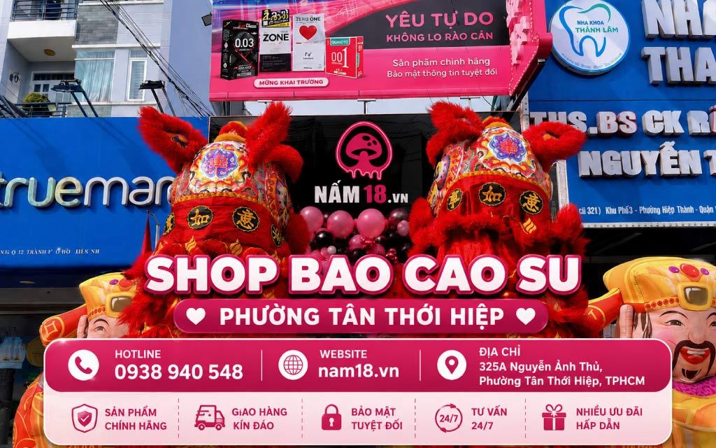 Shop đồ chơi tình dục sextoy phường tân thới hiệp | Nấm 18