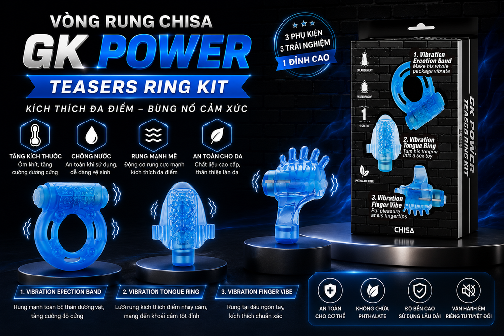 Vòng Rung Chisa GK Power Teasers Ring Kit