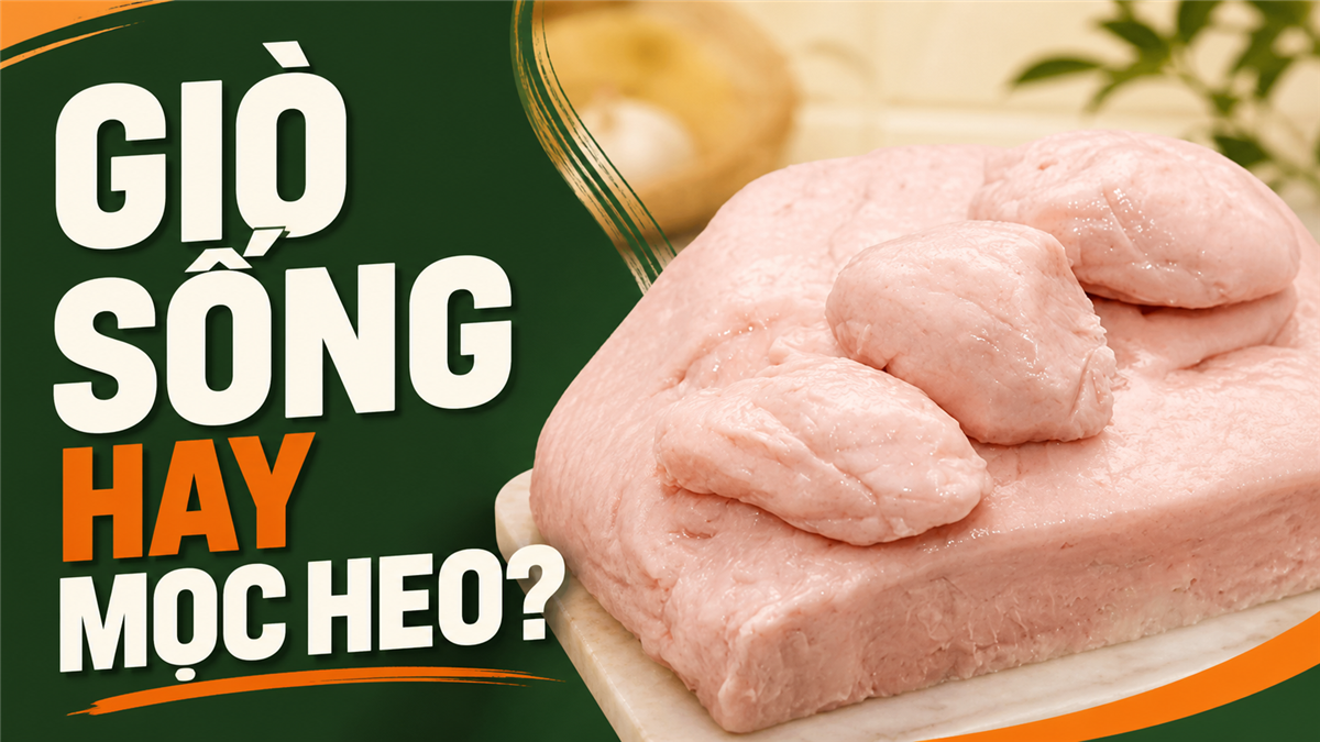 Giò Sống Và Mọc Heo Có Khác Nhau Không? Cách Chọn Đúng Cho Từng Món