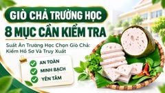 Suất Ăn Trường Học Chọn Giò Chả: Kiểm Hồ Sơ Và Truy Xuất