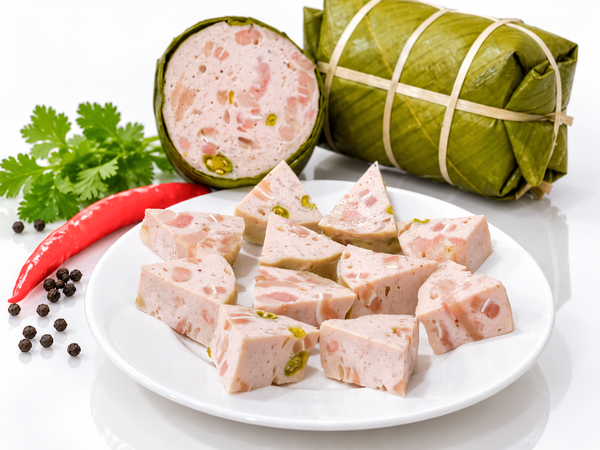 Giò chả Cửu Long PureLife - thịt heo nóng, không hàn the
