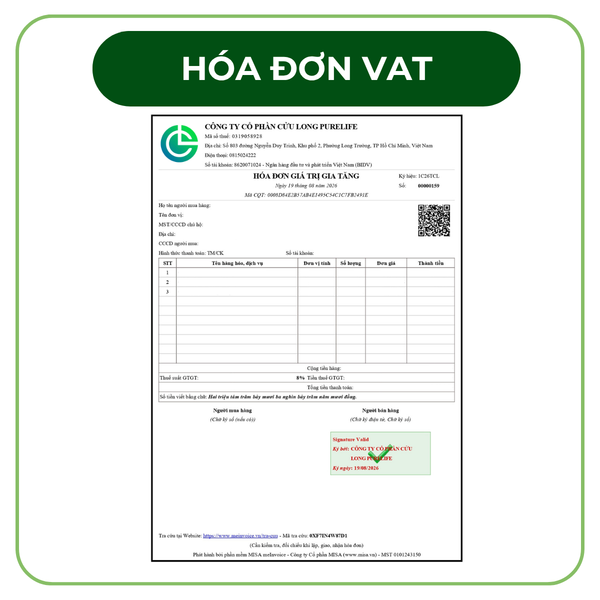 Giò chả Cửu Long PureLife - thịt heo nóng, không hàn the