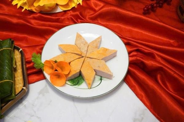 Cách cắt chả quế nướng trên mâm cỗ