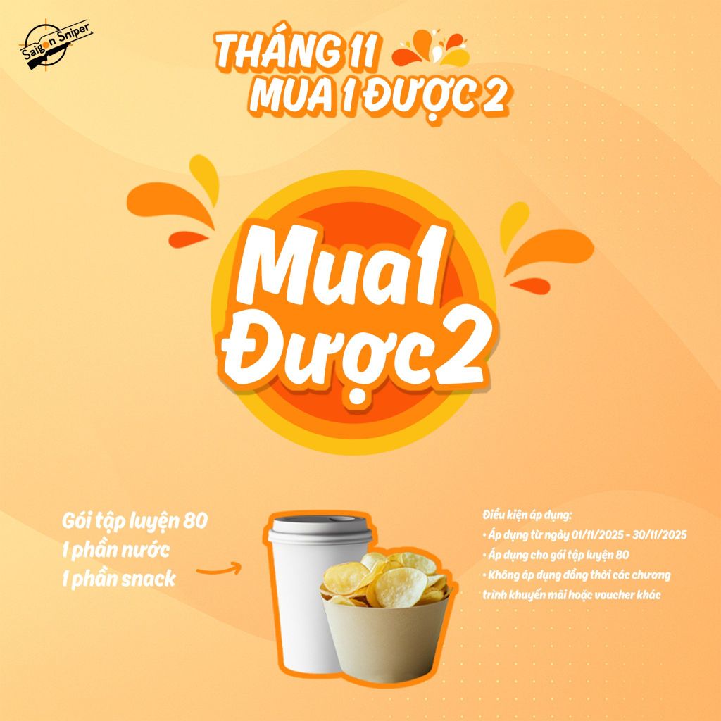 MUA 1 ĐƯỢC 2 NÈ SNIPER ƠI