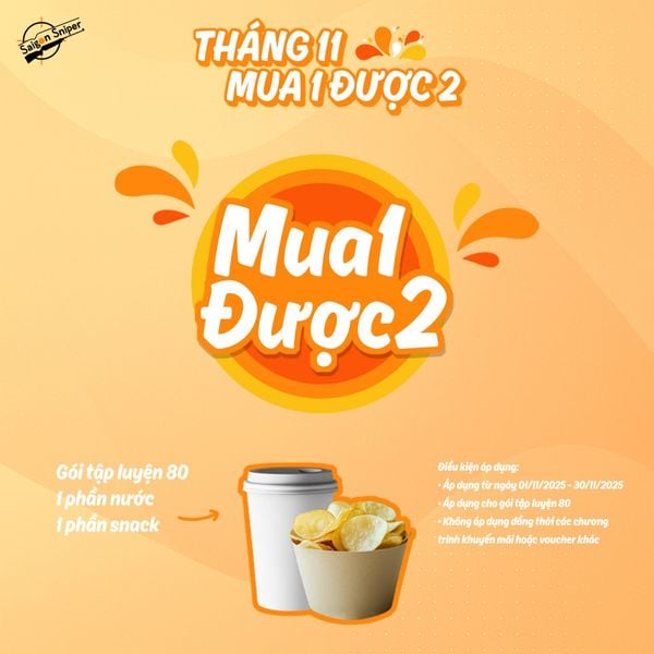 MUA 1 ĐƯỢC 2 NÈ SNIPER ƠI