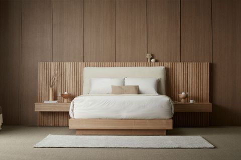 Review giường gỗ Aman phong cách Nhật Bản – Sản phẩm cao cấp nhập khẩu Hàn Quốc tại Hangal