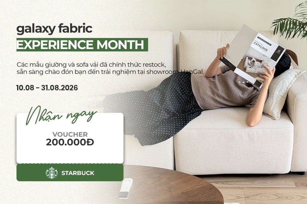 GALAXY FABRIC EXPERIENCE MONTH - Chạm, thử và cảm nhận sự khác biệt tại HanGal
