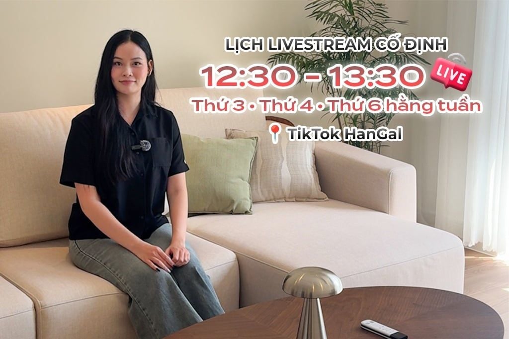 HanGal chính thức triển khai lịch livestream cố định hằng tuần từ 15.07