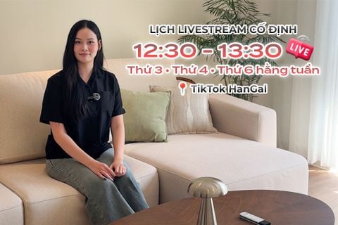HanGal chính thức triển khai lịch livestream cố định hằng tuần từ 15.07