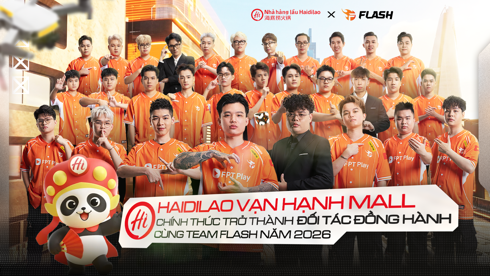 TEAM FLASH OFFICIALLY PARTNERS WITH HAIDILAO HOTPOT VAN HANH MALL FOR 2026