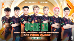 UGREEN CHÍNH THỨC TRỞ THÀNH ĐỐI TÁC ĐỒNG HÀNH CỦA TEAM FLASH NĂM 2025
