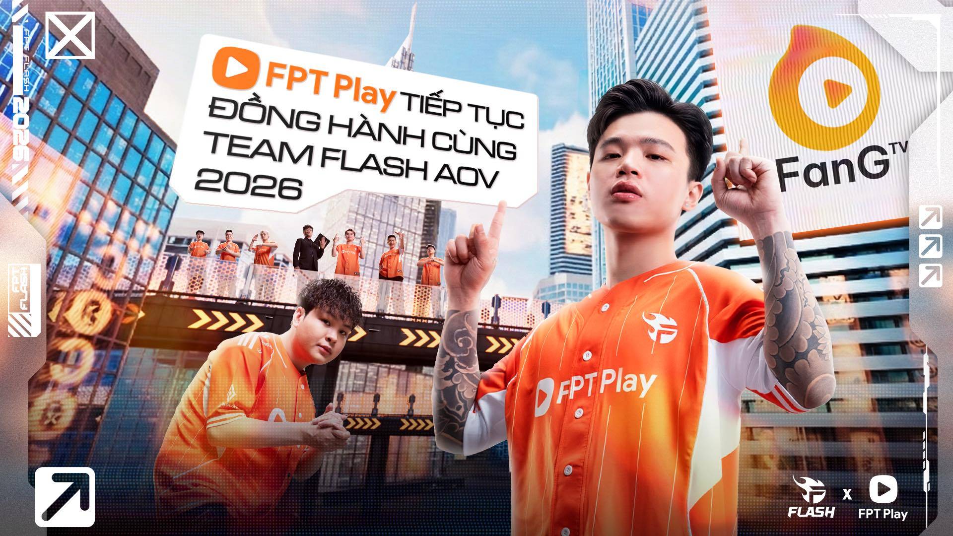 FPT PLAY & TEAM FLASH TĂNG CƯỜNG HỢP TÁC CHIẾN LƯỢC NĂM THỨ 3