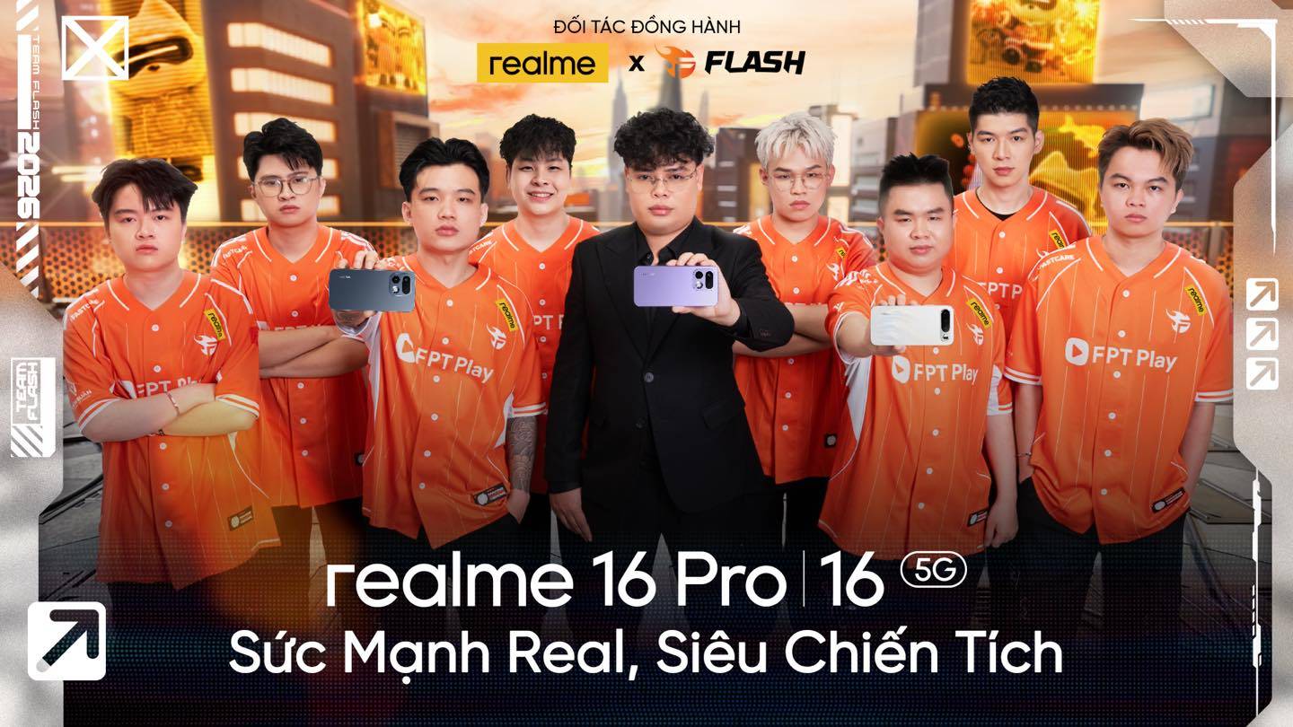 TEAM FLASH x realme STRENGTHEN STRATEGIC PARTNERSHIP FOR THE 2ND YEAR