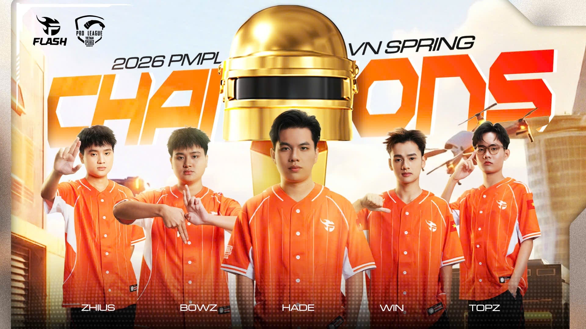 🏆 TEAM FLASH CHÍNH THỨC LÊN NGÔI VÔ ĐỊCH TẠI PUBG MOBILE PRO LEAGUE - VIETNAM 2026 SPRING!