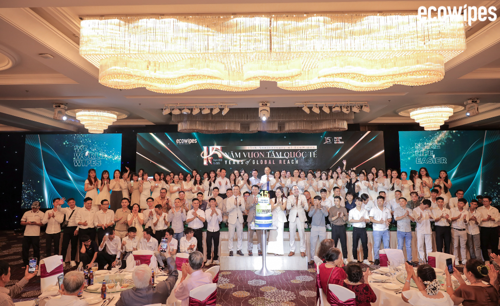 EcoWipes Việt Nam kỷ niệm 15 năm thành lập với chủ đề vươn tầm quốc tế