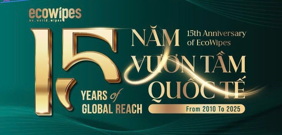 Sự kiện kỷ niệm 15 năm hình thành và phát triển EcoWipes Việt Nam