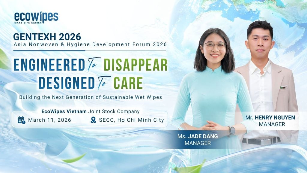 EcoWipes tại triển lãm quốc tế ngành vải không dệt Châu Á 2026