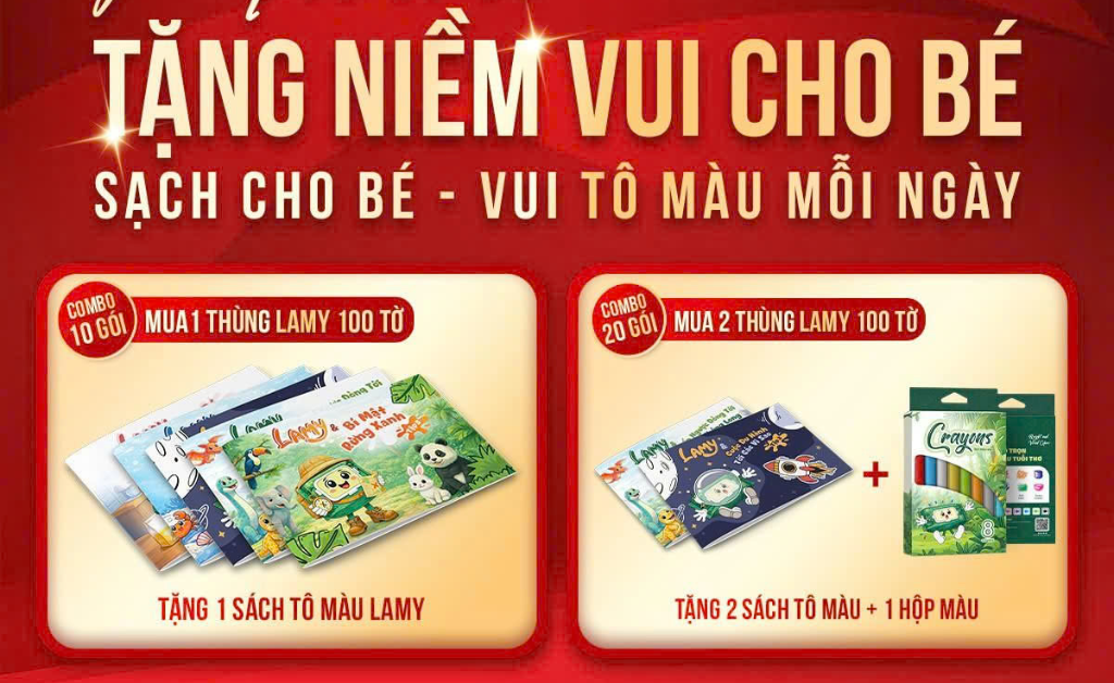 Chương trình khuyến mãi “Lamy sạch bụi bẩn - Bé tô dẫn ước mơ”