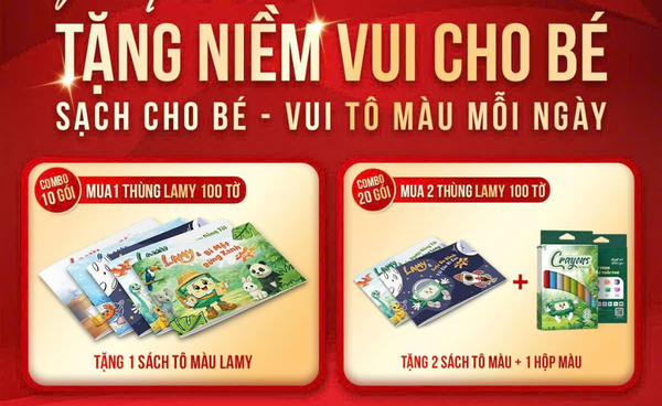 Chương trình khuyến mãi “Lamy sạch bụi bẩn - Bé tô dẫn ước mơ”
