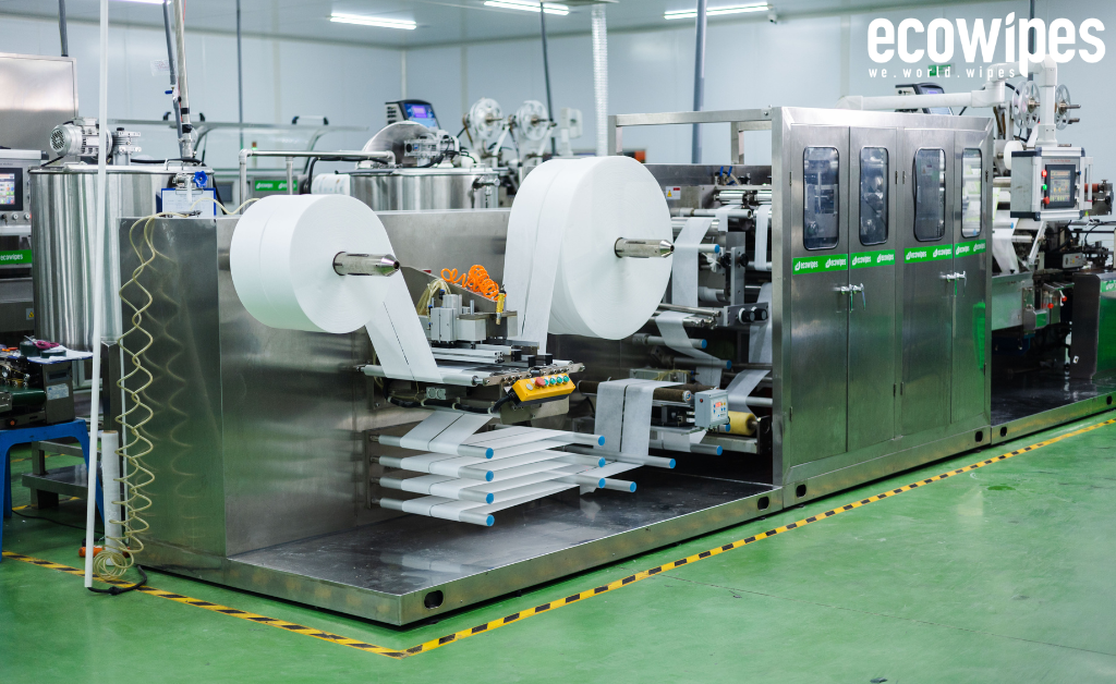 Gia công khăn ướt em bé từ vải sợi tre thân thiện với môi trường