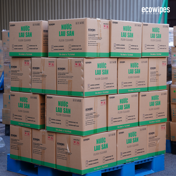 Nhà máy gia công nước lau sàn đạt chuẩn GMP trọn gói tại Tp Hồ Chí Minh - Ecowipes