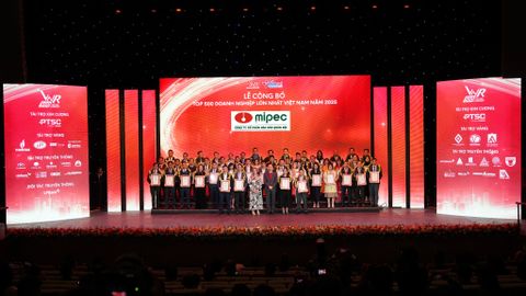MIPEC TIẾP TỤC ĐƯỢC VINH DANH TRONG TOP 500 DOANH NGHIỆP LỚN NHẤT VIỆT NAM