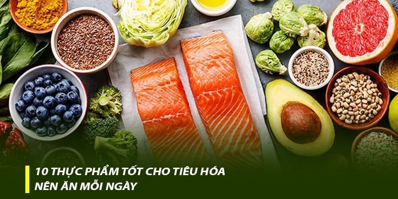 10 thực phẩm tốt cho tiêu hóa nên ăn mỗi ngày