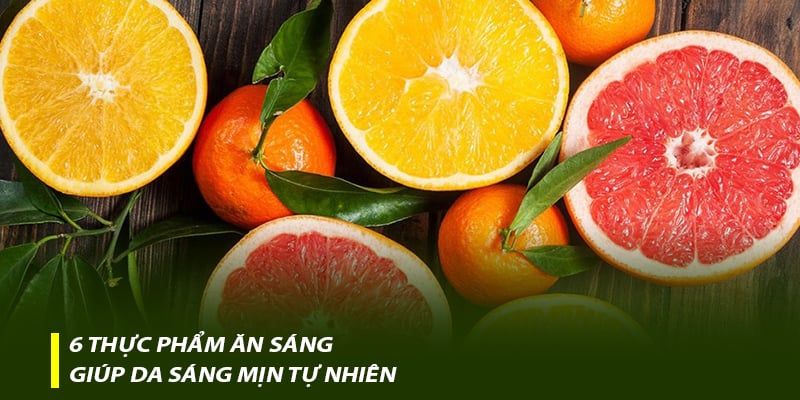 6 thực phẩm ăn sáng giúp da sáng mịn tự nhiên