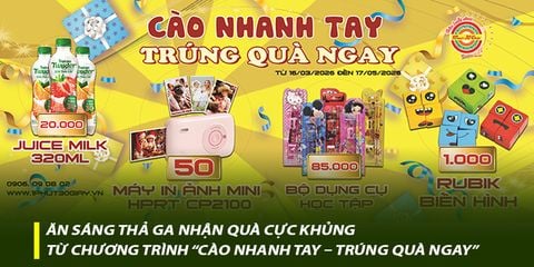 Ăn sáng trúng quà từ chương trình “Cào Nhanh Tay – Trúng Quà Ngay”