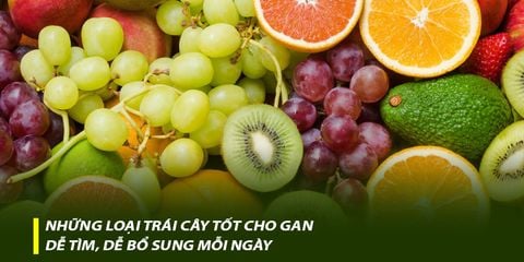 Những loại trái cây tốt cho gan dễ tìm, dễ bổ sung mỗi ngày