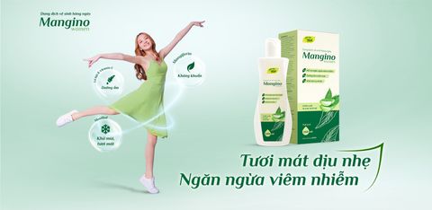 Mangino women - Dung dịch vệ sinh với dược tính ngừa viêm nhiễm, đem đến sự tươi mát dịu nhẹ suốt ngày