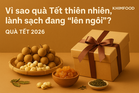 Vì sao quà Tết thiên nhiên, lành sạch đang “lên ngôi”?