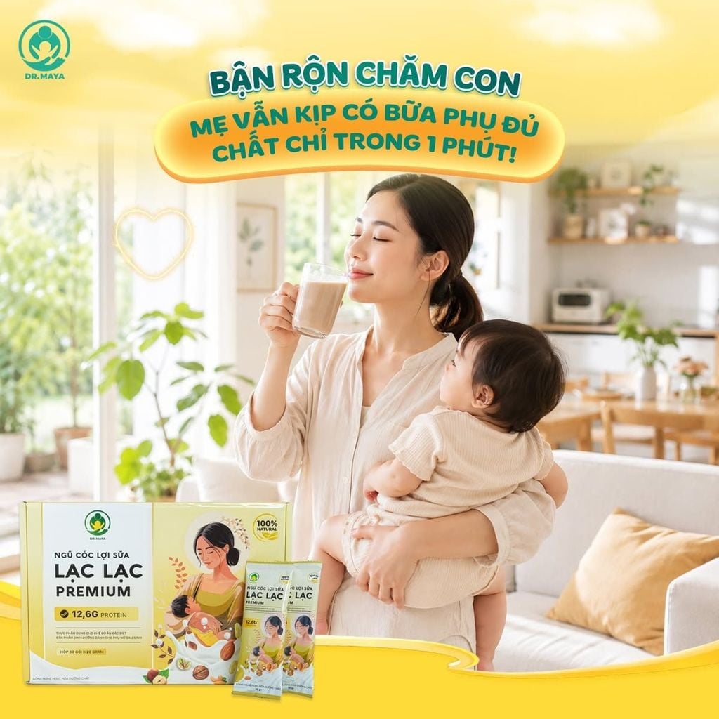 NGŨ CỐC LỢI SỮA - GỢI Ý BỮA PHỤ DINH DƯỠNG CHO MẸ SAU SINH BẬN RỘN