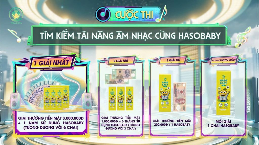 CUỘC THI: “TÌM KIẾM TÀI NĂNG ÂM NHẠC CÙNG HASOBABY”