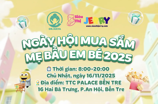 HẸN CẢ NHÀ IU CỦA DR.MAYA TẠI NGÀY HỘI MUA SẮM MẸ BẦU & EM BÉ 2025!