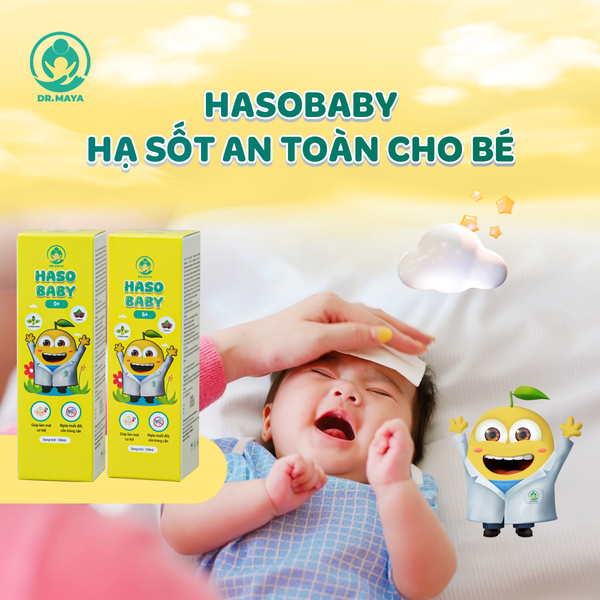 KHI NÀO NÊN SỬ DỤNG THUỐC HẠ SỐT VÀ XỊT HẠ SỐT HASOBABY?